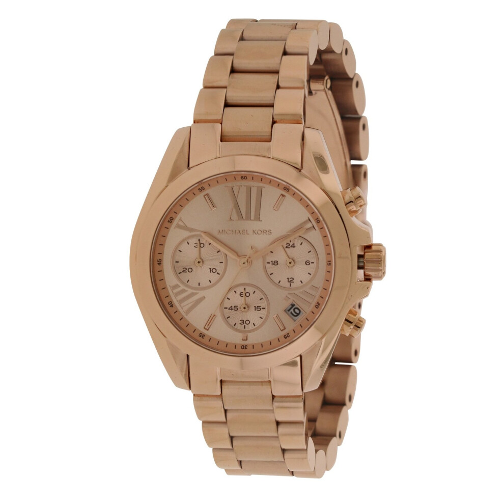 Michael Kors Bradshaw Mini Rose Gold-Tone Chronograph Ladies Watch MK5799