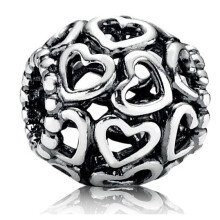 Charm Perle - Pandora - 790964 - Argento - Cuore aperto - Collezione Amore