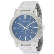 Burberry Check Stamped Chronograph Mens Watch BU9363