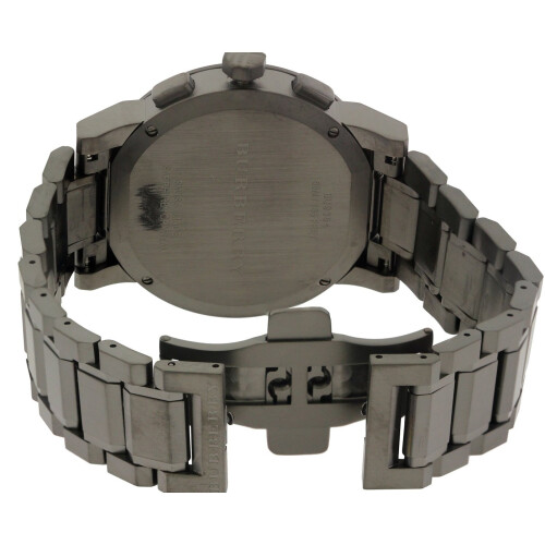 Burberry Burberry Gray Ion Chronograph Mens Watch BU9354 1