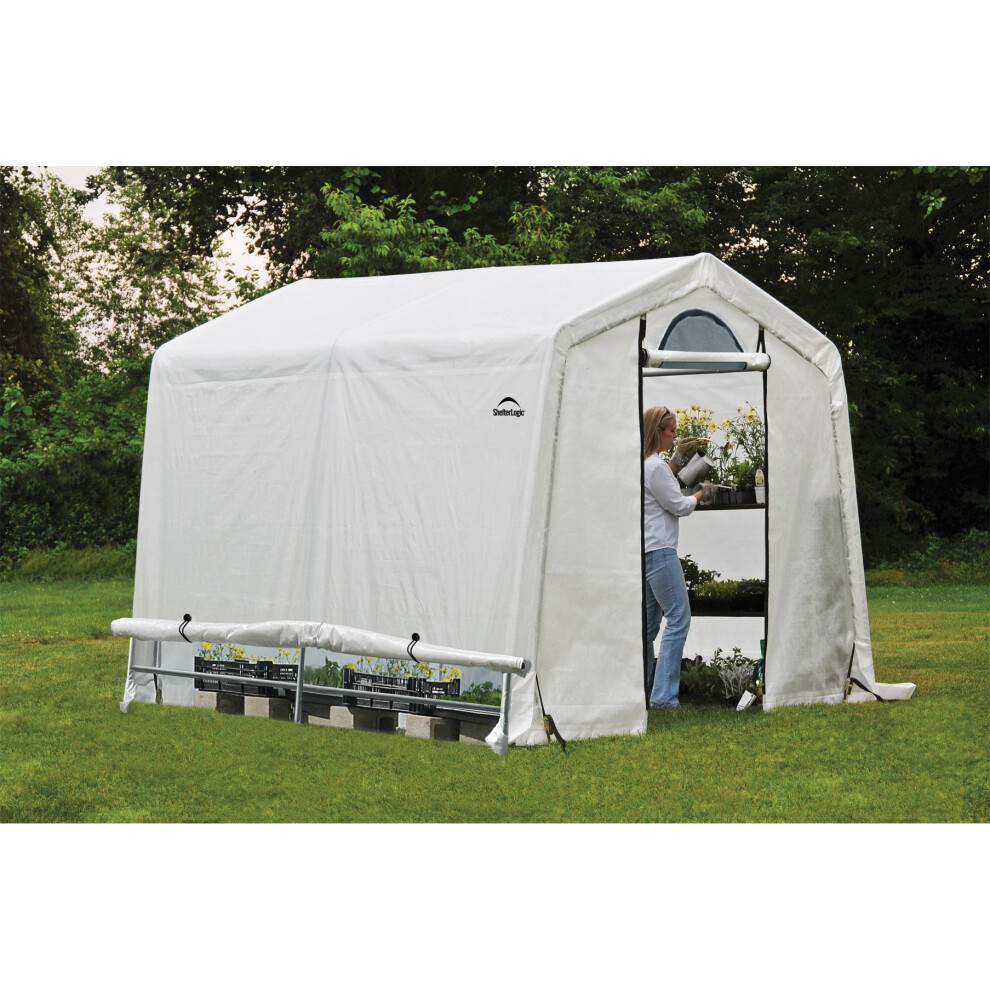 8x8 Shelter Logic Greenhouse in a box
