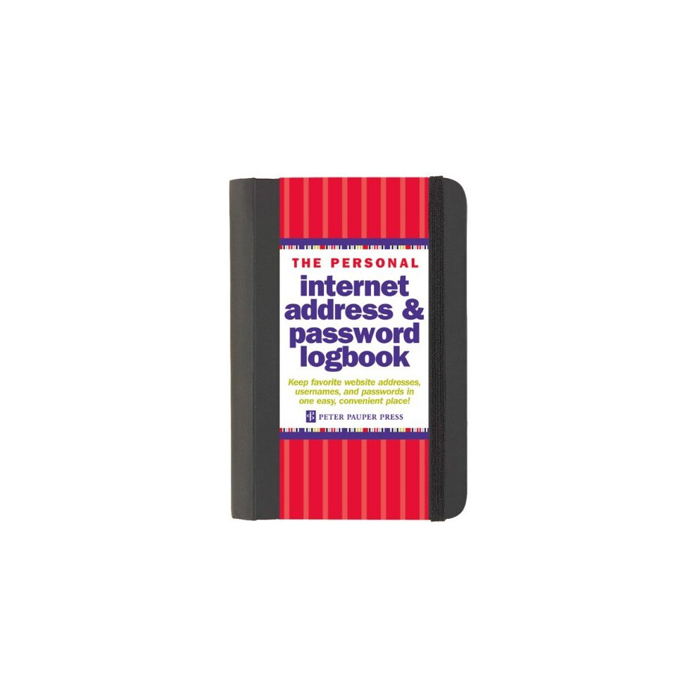 The Personal Internet Address & Password Log Book (Password Organizer)