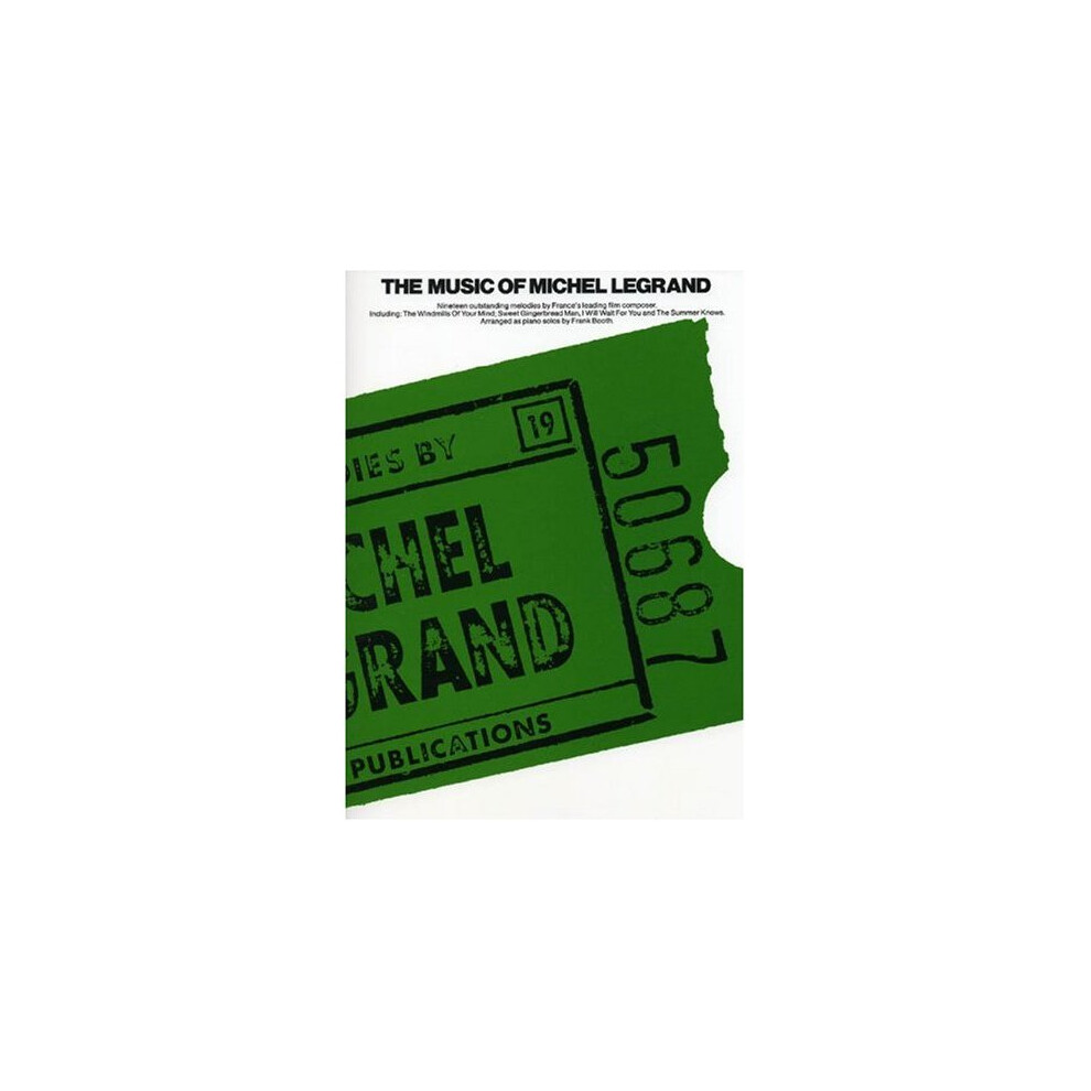 The Music Of Michel Legrand Pf