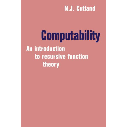Computability: An Introduction to Recursive Function Theory