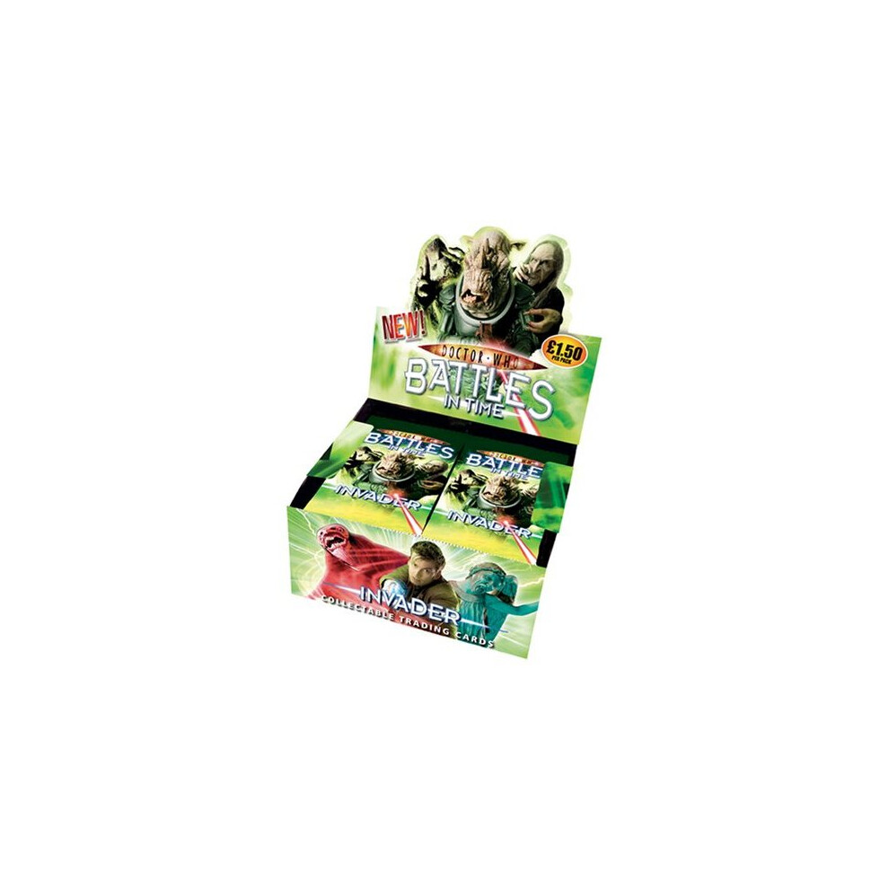 Doctor Who: Battles in Time Invader 32 Booster Packs - 9 Cards Each, 225-Card Set with Rare, Super Rare & Ultra Rare