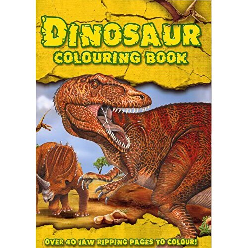 Dinosaur Colouring Book - 51 Different Dinosaurs to Colour