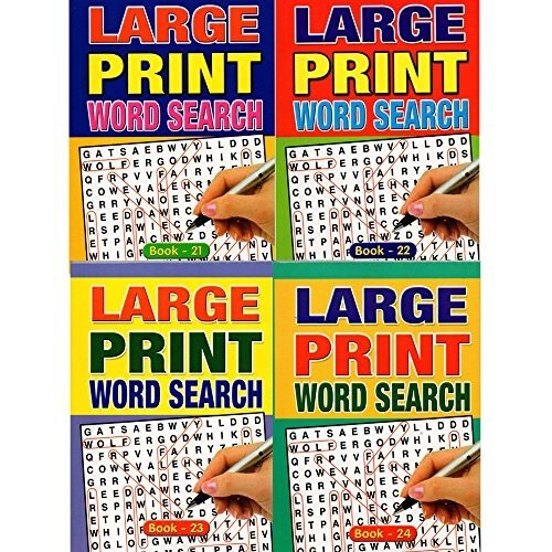 Large Print Word Search 4 Book Set (Handy Paperback Size)