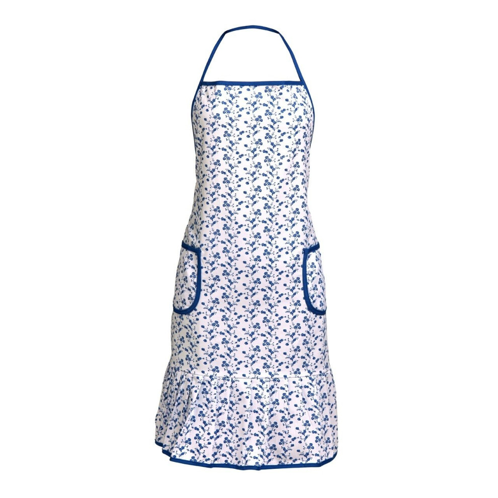 Premier Housewares Rose Apron Blue