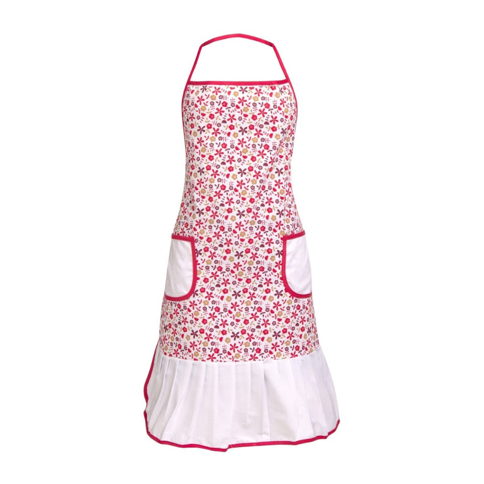 Red Daisy Apron