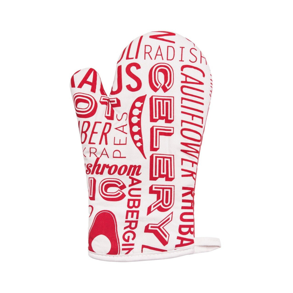 Porter Single Oven Glove - Red