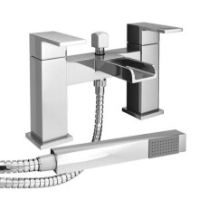 Waterfall Bath Shower Mixer Tap Modern Chrome with Shower Handset