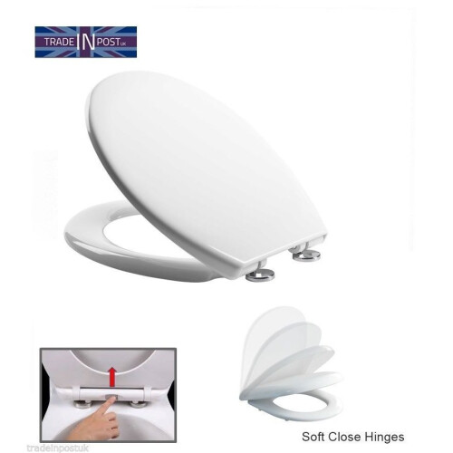 Soft Close Top Fixed Toilet Seat | One Button Release Toilet Seat 1