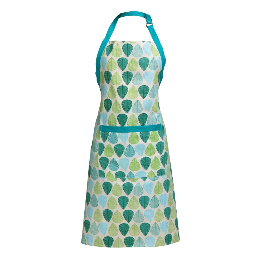 Leaves Printed Base Leaf Apron