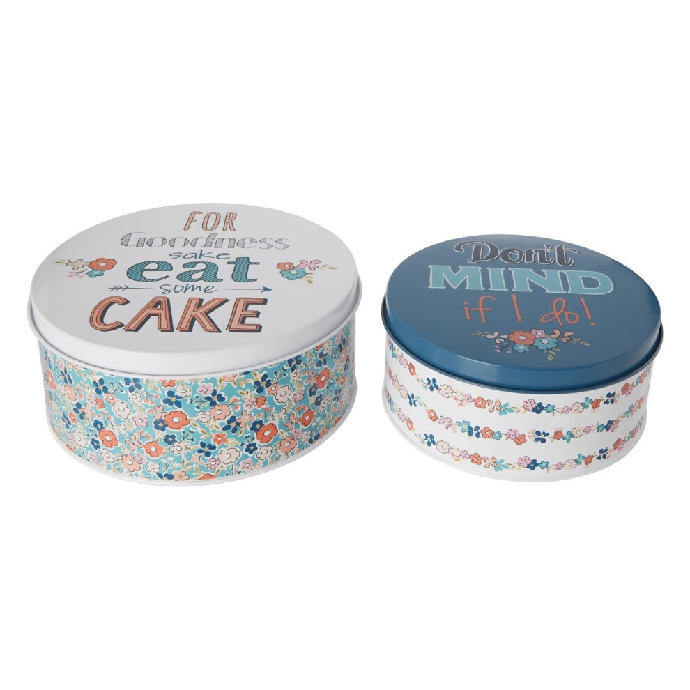 Pretty Things Round Cake Tins, Set Of 2