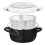 Premier Housewares (Black) Deep Fryer with Pyrex Lid, 5 Assorted Colours 1
