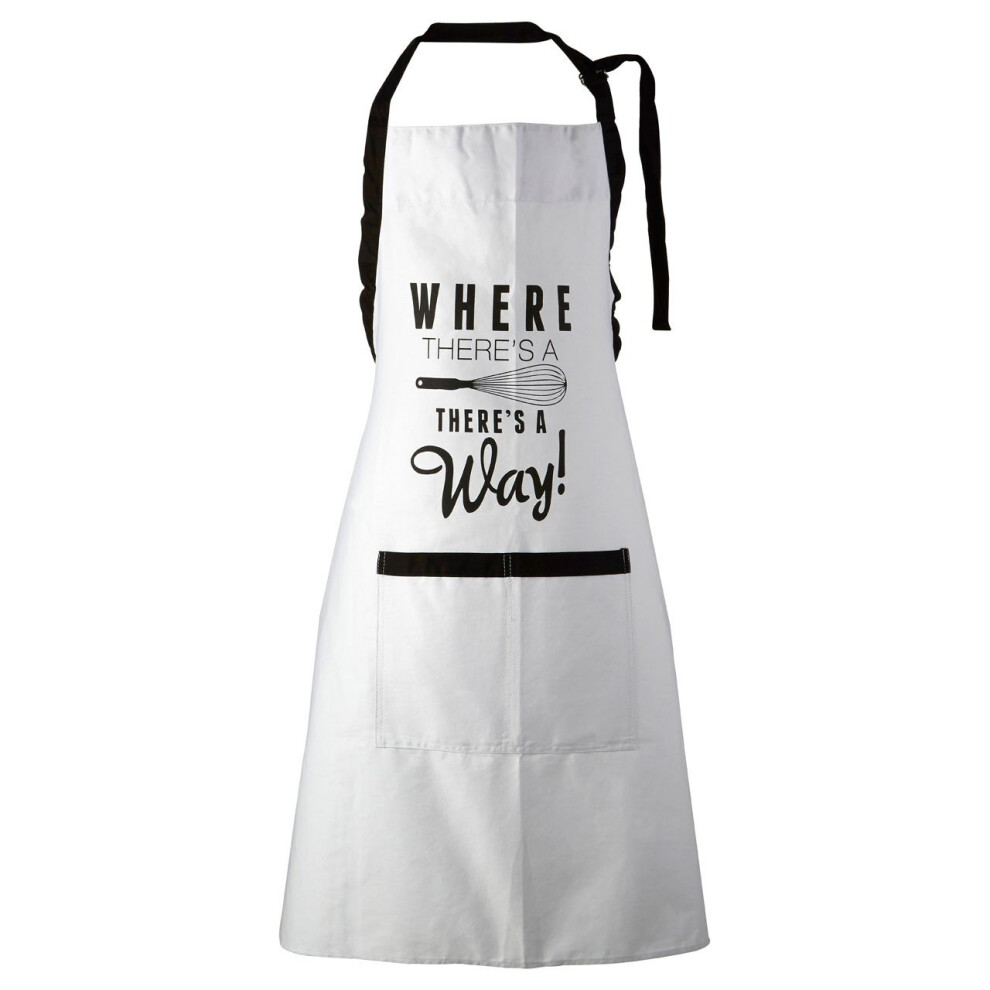 Premier Housewares Pun And Games Apron, & White/Black