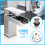 Chrome Square Waterfall Tap | Mono Basin Mixer Tap 5