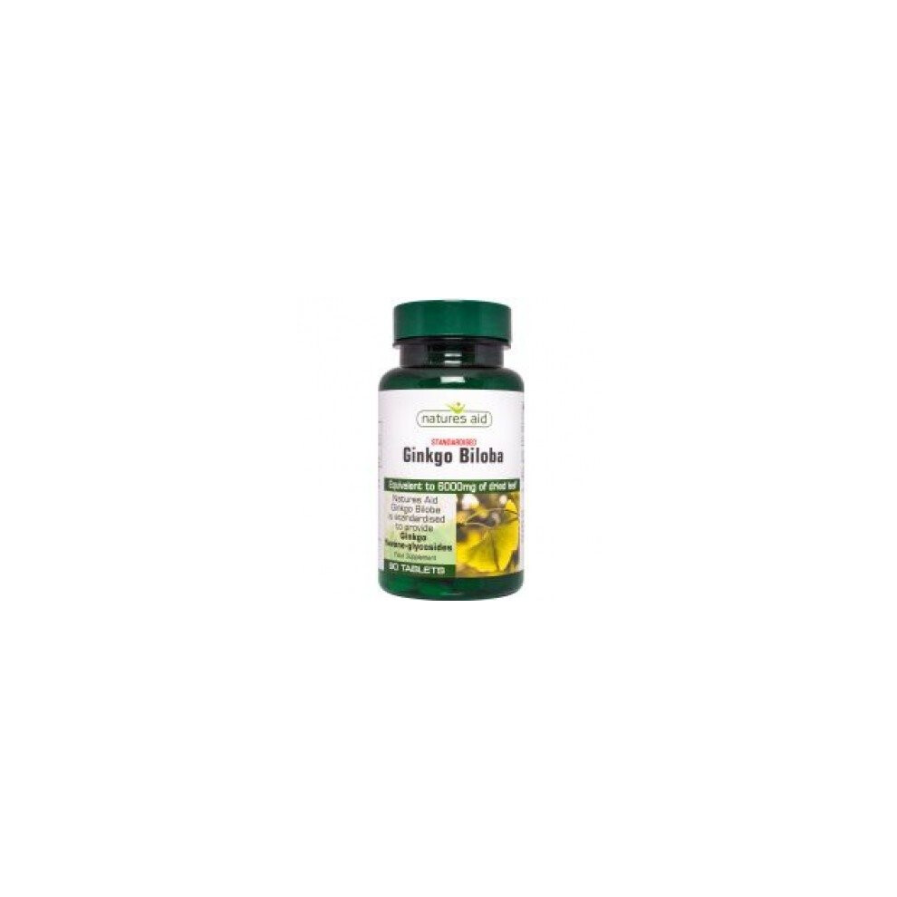 Natures Aid - Ginkgo Biloba 6000mg 90VTabs