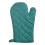 Premier Housewares Country Kitchen Single Oven Glove - White/Teal 2
