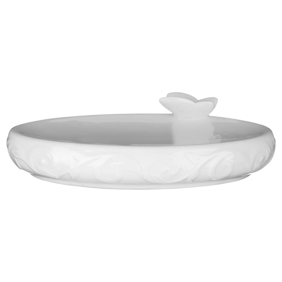 Edelle Soap Dish, White