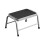 Premier Housewares Metal Step Stool with Black Rubber Top, Silver Frame 1