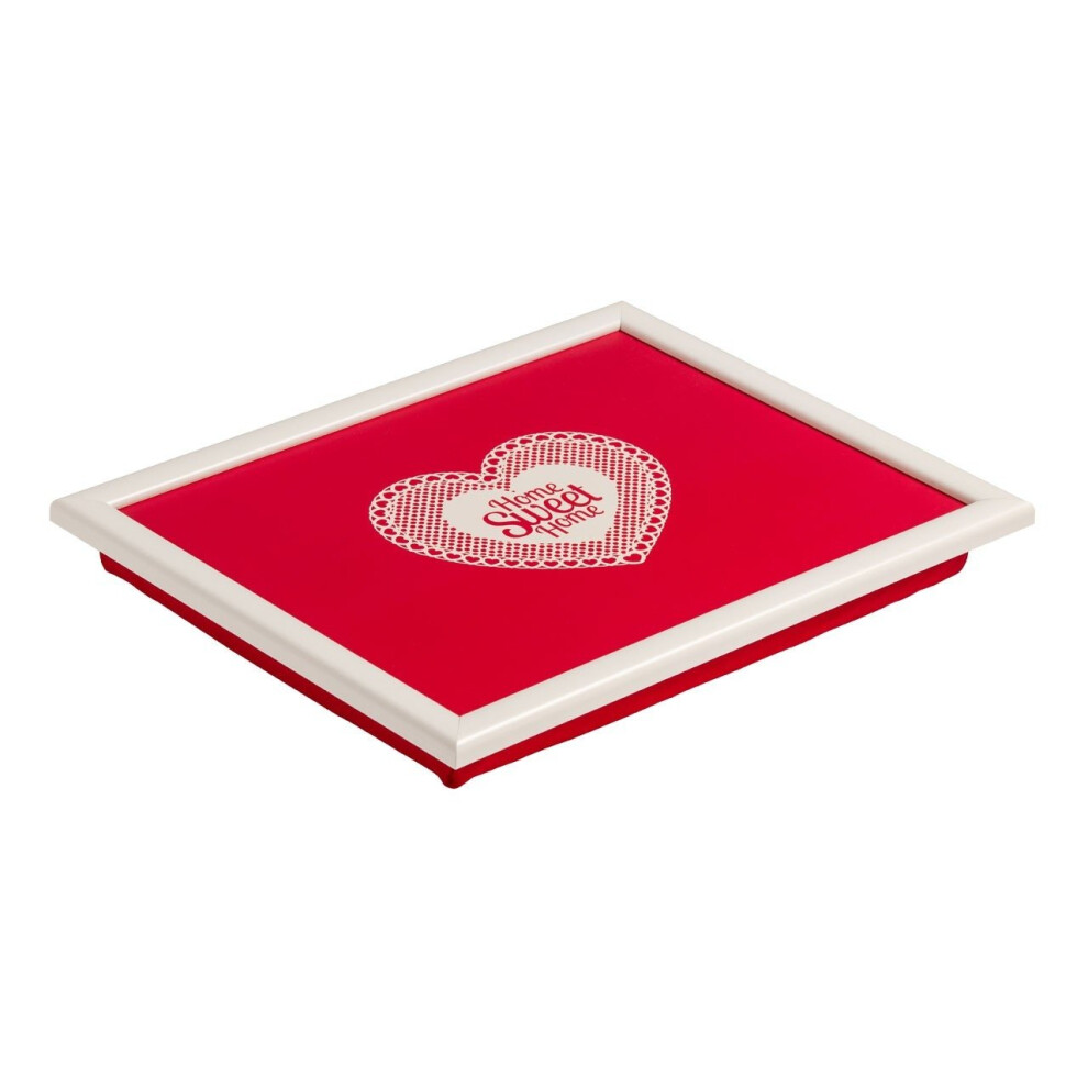 Premier Housewares Home Sweet Home Lap Tray, Red