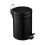Premier Housewares Compact 3Ltr Matte Black Pedal Bin, Stylish Design Composite Bin For Kitchen, Convenient Bin With Handle 1