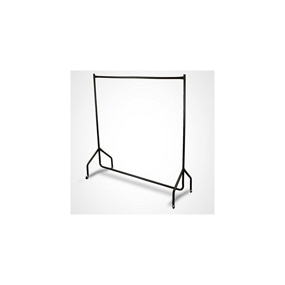 4ft x 5ft Wheeled Clothes Rail | Steel Hanging Clothes Rail