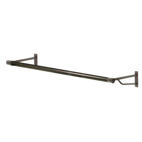 Direct Online Houseware 4ft Black Wall-Mounted Clothes Rail | Clothes Hanging Rail