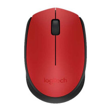 Logitech M171 Wireless Optical Mouse - Red