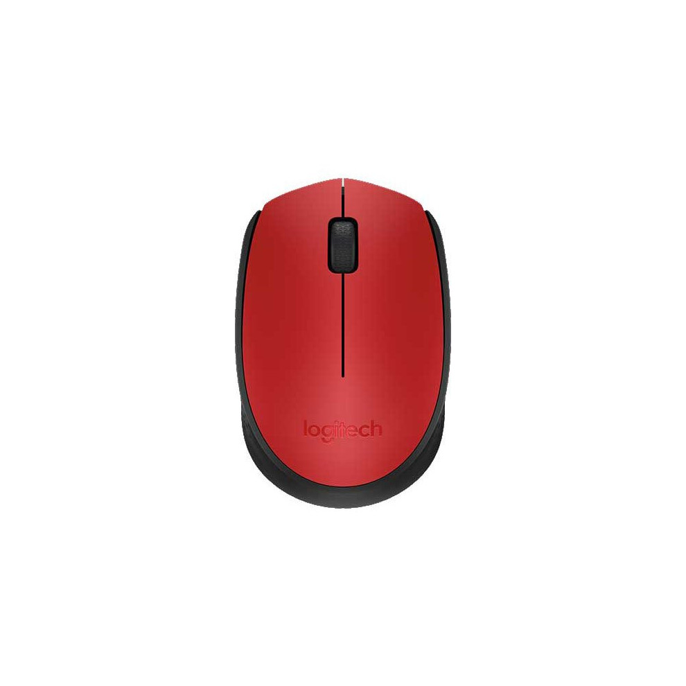 Logitech M171 Wireless Optical Mouse - Red