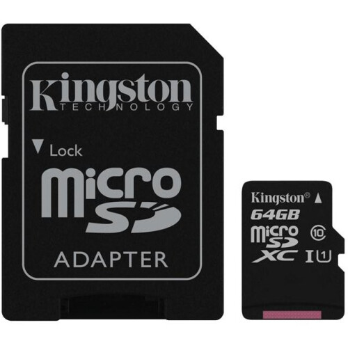 Kingston Kingston 64Gb Class 10 UHS-I Micro Secure Digital (SD) Card