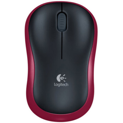 Logitech Logitech M185 Wireless Optical Mouse - Red