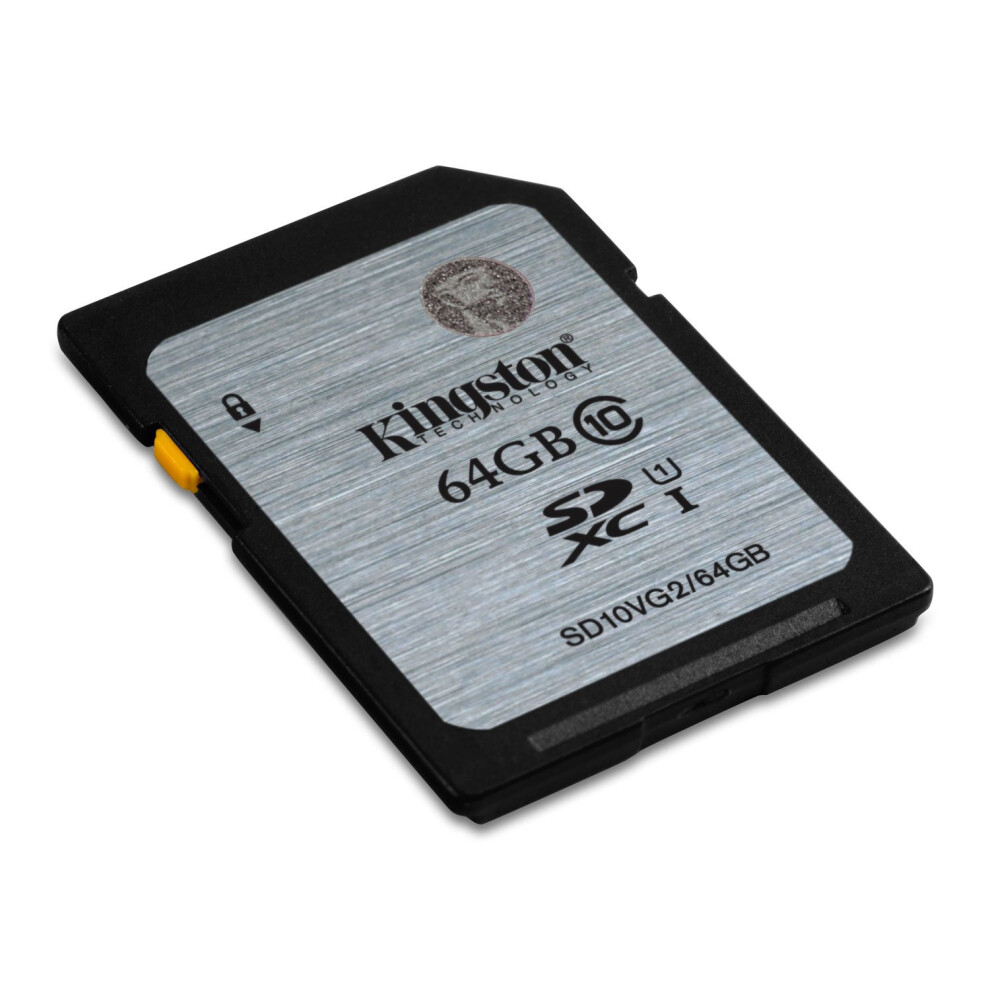 Kingston 64Gb SDHC UHS-I Class 10 SD Media Card