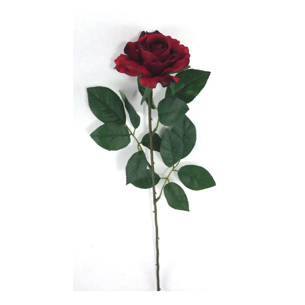 Artificial Silk Premium Rose Medium Single Stem