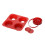 Premier Housewares Silicone Pie Maker with 4 Moulds/2 Cutters - Red 1