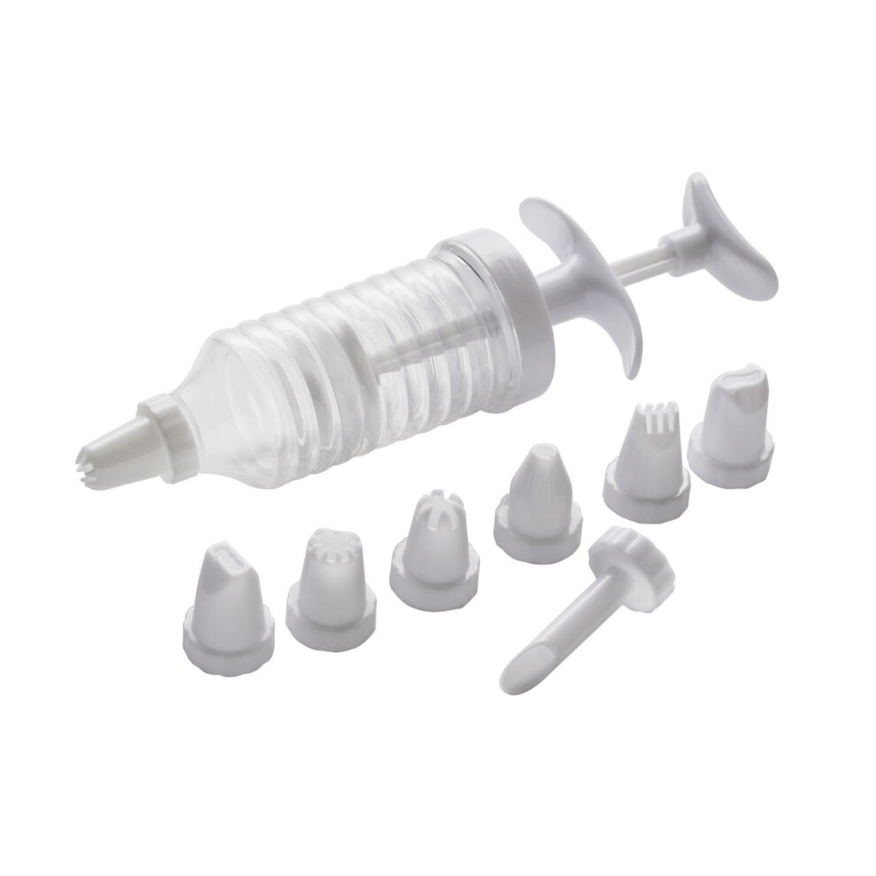Cake Decorating Set, 9 Pieces, White