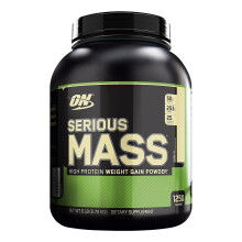 Optimum Nutrition, Serious Mass, Protein Powder Supplement, Vanilla, 6 lb (2.72 kg)
