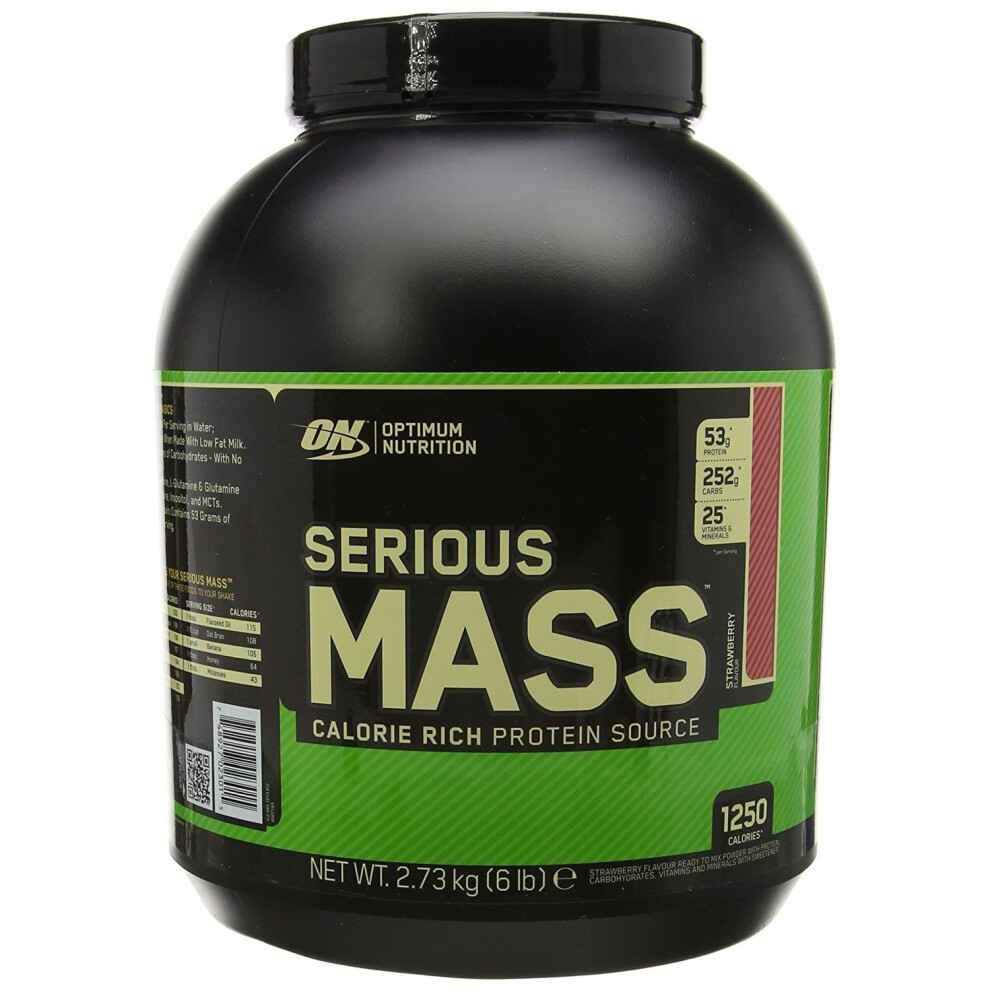 Optimum Nutrition (Strawberry, 2.73Kg) Serious Mass