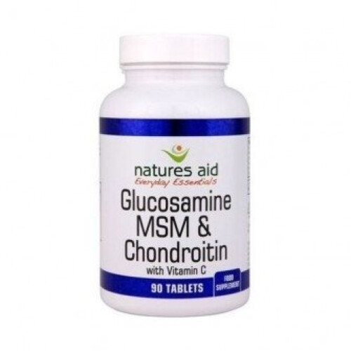 Natures Aid - Glucosamine, MSM & Chondroitin 90 tablet