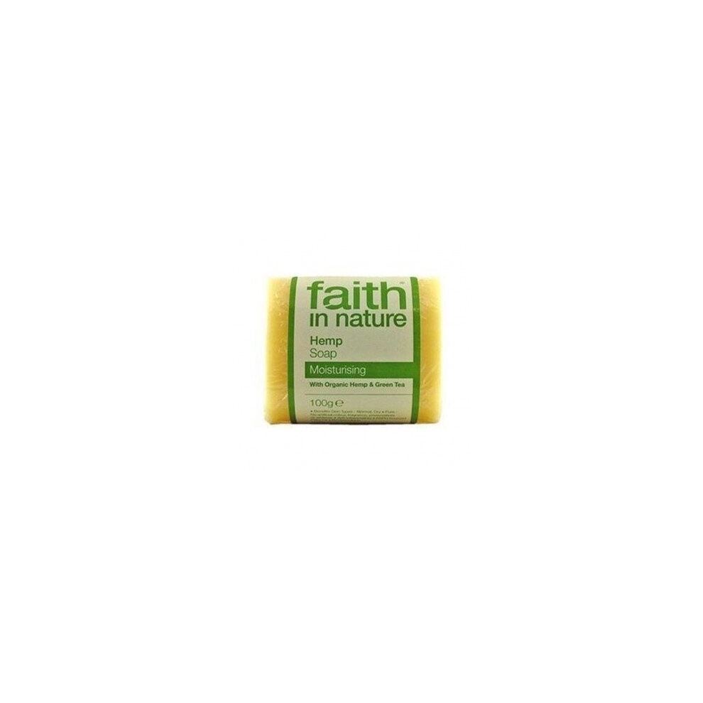 Faith In Nature - Hemp & Lemongrass Pure Soap 100g
