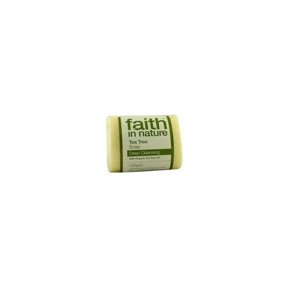 Faith In Nature - Tea Tree Pure Veg Soap 100g