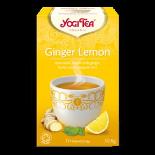Yogi Tea Organic Ginger Lemon Herbal Tea - 17 x 1.8g