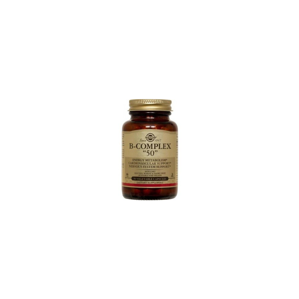 Solgar - Vitamin B Complex 50 High Potency 50VCaps