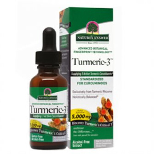 Nature's Answer, Curcuma-3Æ, Sans Alcool, 1 fl oz (30 ml)