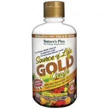 NaturesPlus, Source de Vie, Complément Multi-Vitaminé et Minéral Liquide avec Aliments Entiers Concentrés, Fruits Tropicaux, 30 fl oz (887.10 ml)