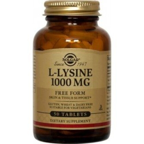 Solgar Solgar L-Lysin 1000mg 50 Tabletten