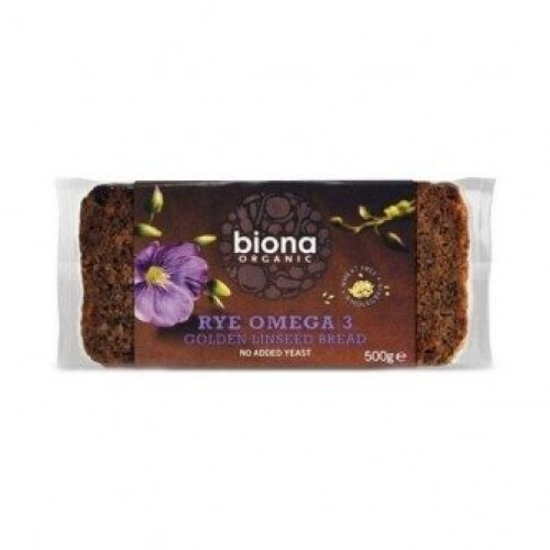 Biona - Organic Omega Rye Bread 500g