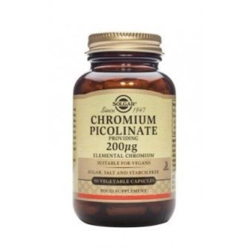Solgar Solgar Chromium Picolinate 200 ug 90 Capsules