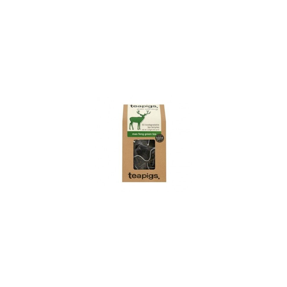 Teapigs - Mao Feng Green Tea Temples 50 bags